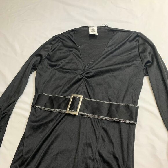 Spirit Halloween Wicked Gothic Witch Costume Dress Hat Belt Women's S/M W/ Bag - Picture 4 of 16